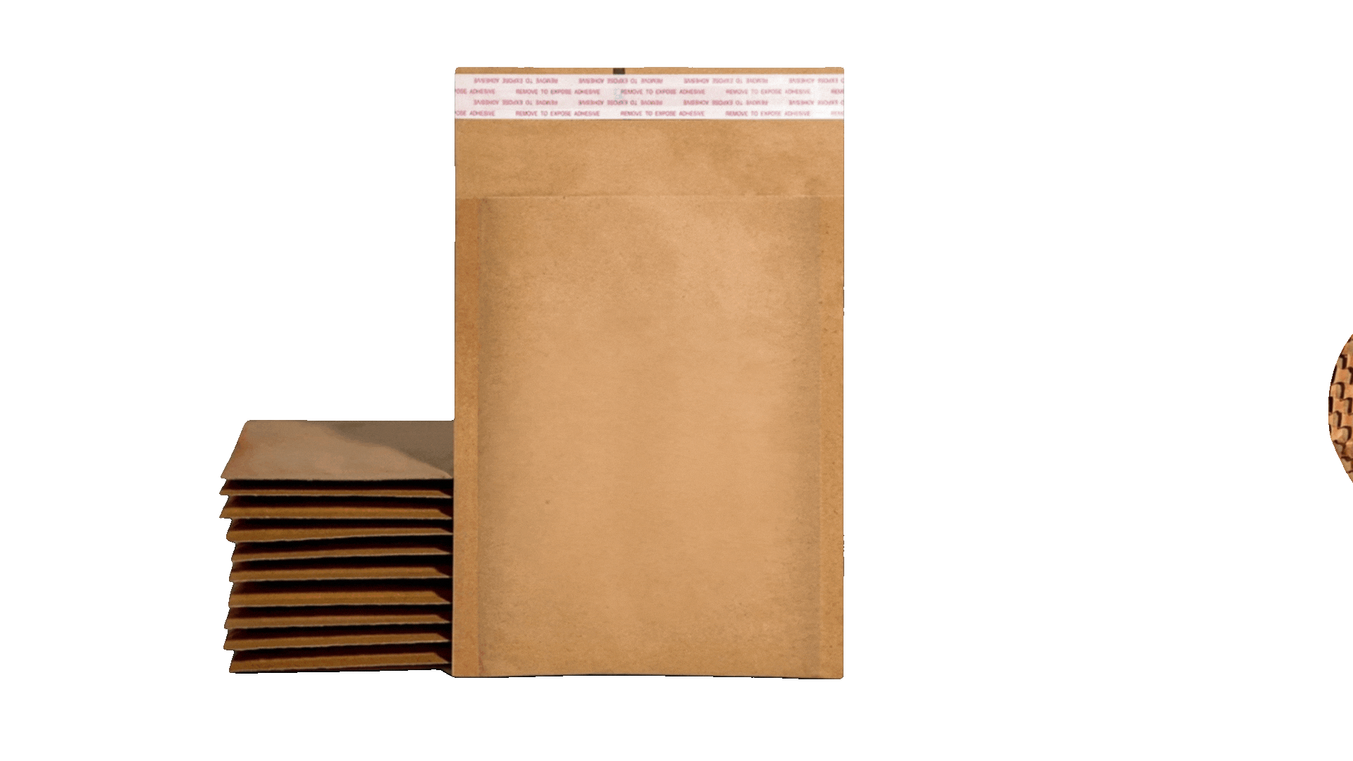 Kraft Honeycomb Mailer with a Honeycomb Cushion