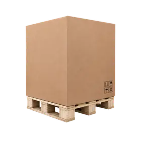 Corrugated Gaylords Corrugated gaylord bulk containers for pallet-scale storage and shipping